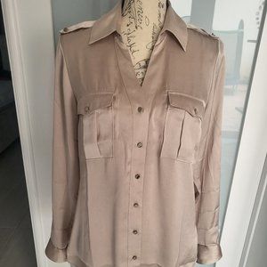 NWT-Classy Champagne Blouse